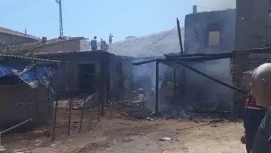 Muhtarın Evi Yandı - Kırıkkale Haber, Son Dakika Kırıkkale Haberleri