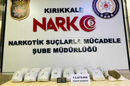 Kargo Aracından 13.879 kg Esrar Çıktı - Kırıkkale Haber, Son Dakika Kırıkkale Haberleri