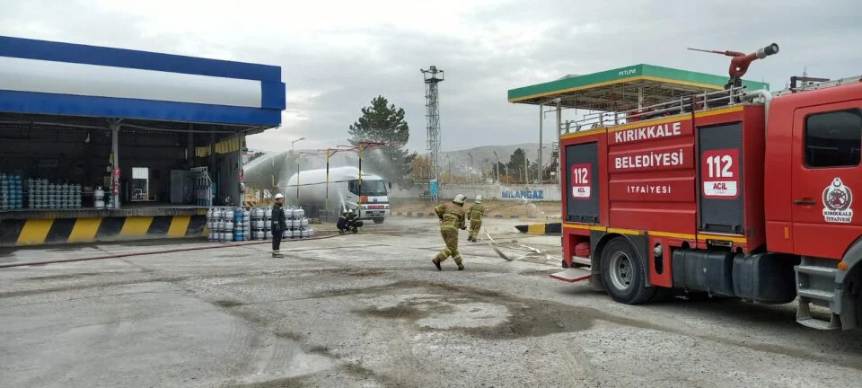 Dolum Tesisinde Yangın Tatbikatı - Kırıkkale Haber, Son Dakika Kırıkkale Haberleri