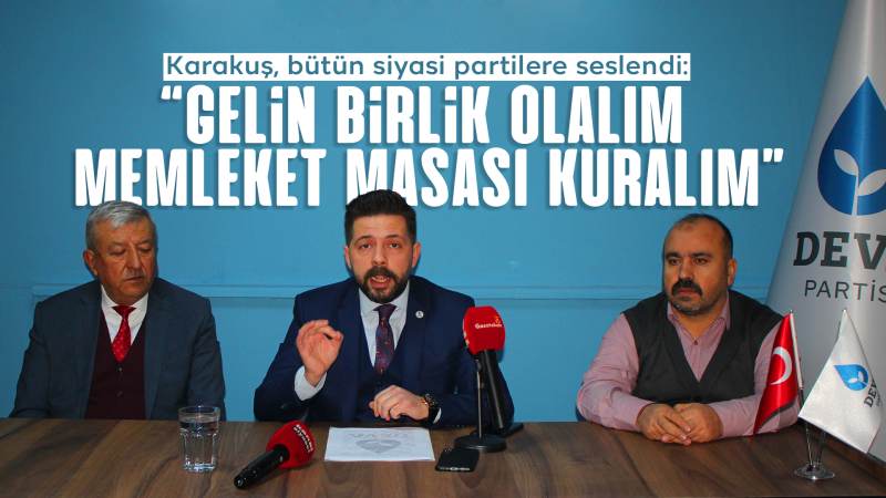 Karakuş Bütün Siyasi Partilere Seslendi - Kırıkkale Haber, Son Dakika Kırıkkale Haberleri