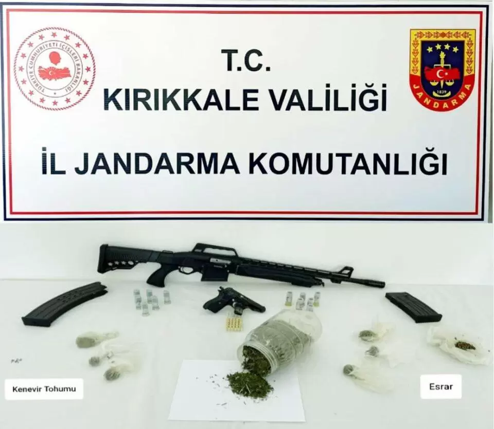 Jandarmadan uyuşturucu operasyonu - Kırıkkale Haber, Son Dakika Kırıkkale Haberleri