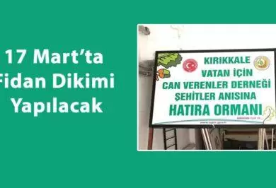 Şehitler anısına hatıra ormanı oluşturuluyor - Kırıkkale Haber, Son Dakika Kırıkkale Haberleri Şehitler anısına hatıra ormanı oluşturuluyor - Kırıkkale Haber, Son Dakika Kırıkkale Haberleri