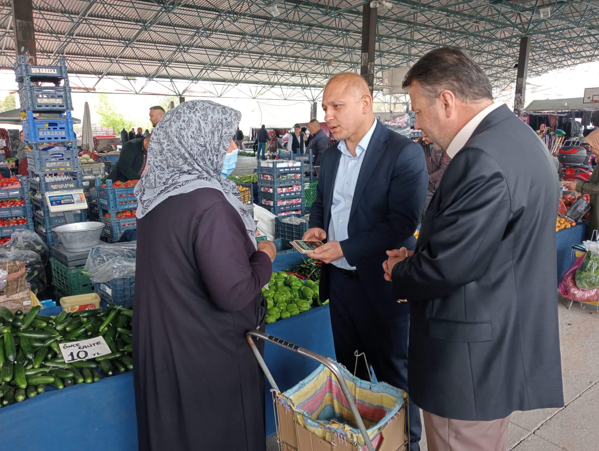 Ahmet Önal Kırıkkale’de Karşıyaka Salı Pazarını Ziyaret Ederek Sorunları Dinledi - Kırıkkale Haber, Son Dakika Kırıkkale Haberleri