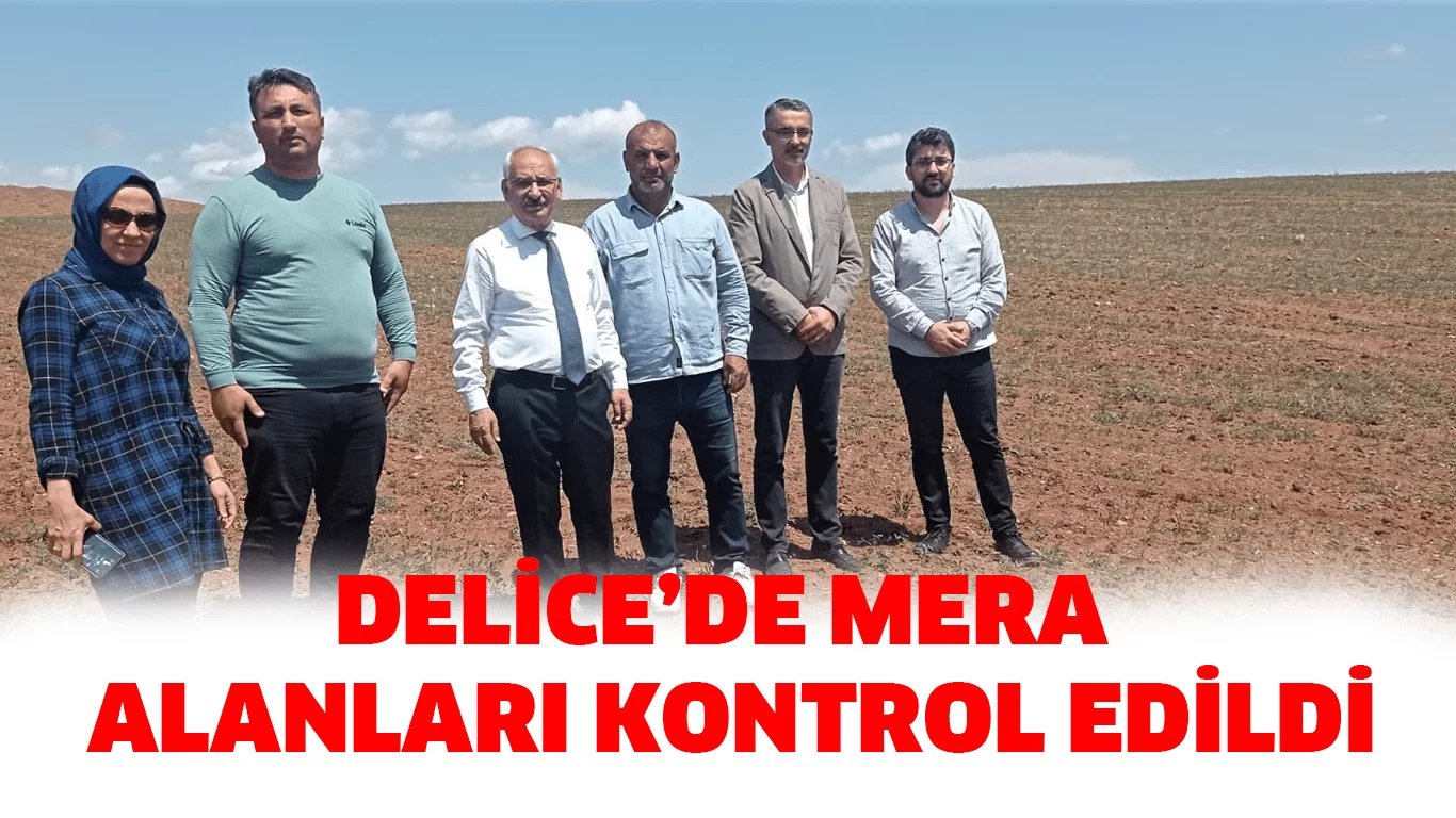 Delice’de Mera Alanları Kontrol Edildi Delice’de Mera Alanları Kontrol Edildi