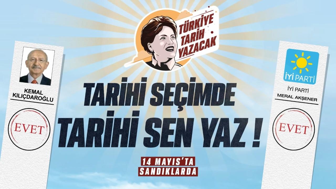 İYİ Parti’den Yeni Reklam Filmi “Saygılı Türkiye İçin Tarihi Sen Yaz, Memlekete Bahar Gelsin!” - Kırıkkale Haber, Son Dakika Kırıkkale Haberleri
