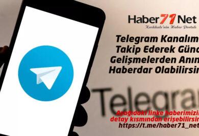 Telegram Kanalımıza Abone Olun, Güncel Gelişmeleri Takip Edin! - Kırıkkale Haber, Son Dakika Kırıkkale Haberleri