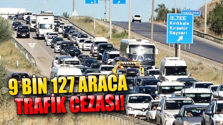 9 BİN 127 ARACA TRAFİK CEZASI - Kırıkkale Haber, Son Dakika Kırıkkale Haberleri