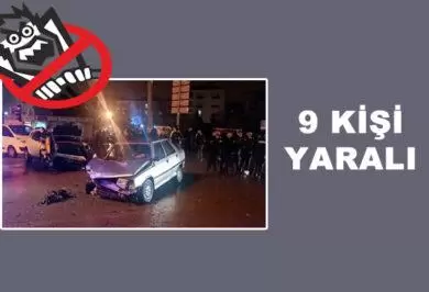 İKİ OTOMOBİL ÇARPIŞTI; 9 YARALI - Kırıkkale Haber, Son Dakika Kırıkkale Haberleri