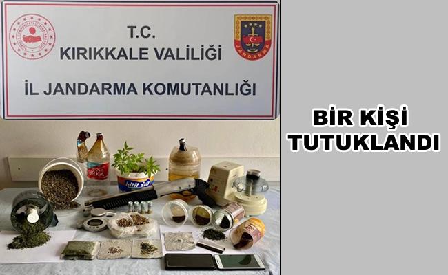 Jandarmanın yaptığı uyuşturucu operasyonunda 1 şüpheli tutuklandı - Kırıkkale Haber, Son Dakika Kırıkkale Haberleri