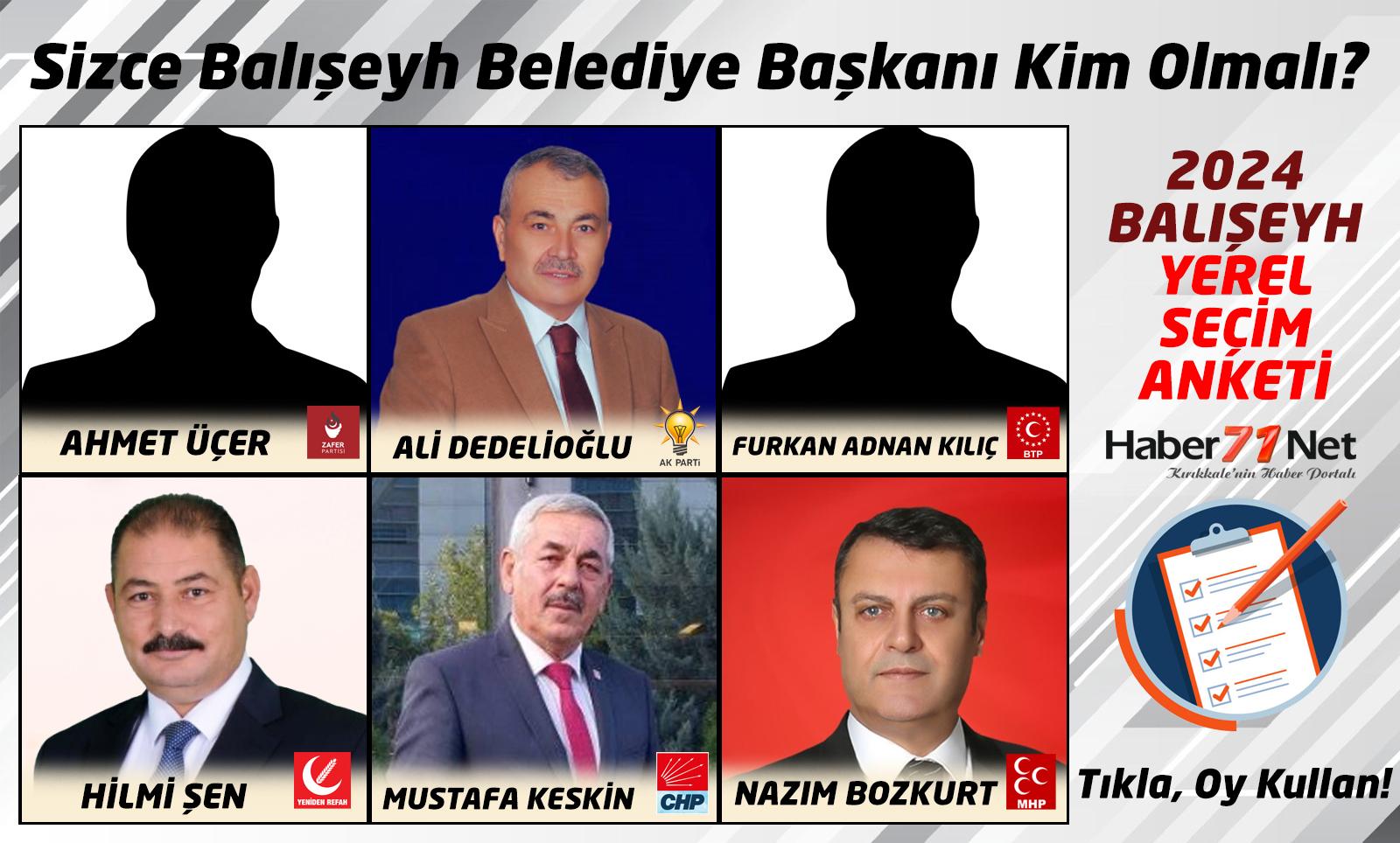 Sizce Balışeyh'in Belediye Başkanı Kim Olmalı? (Anket) - Kırıkkale Haber, Son Dakika Kırıkkale Haberleri