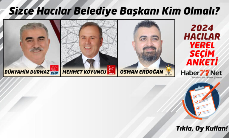 Sizce Hacılar'ın Belediye Başkanı Kim Olmalı? - Kırıkkale Haber, Son Dakika Kırıkkale Haberleri