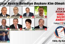 Sizce Keskin'in Belediye Başkanı Kim Olmalı? - Kırıkkale Haber, Son Dakika Kırıkkale Haberleri