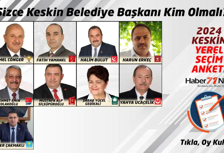 Sizce Keskin'in Belediye Başkanı Kim Olmalı? - Kırıkkale Haber, Son Dakika Kırıkkale Haberleri Sizce Keskin'in Belediye Başkanı Kim Olmalı? - Kırıkkale Haber, Son Dakika Kırıkkale Haberleri