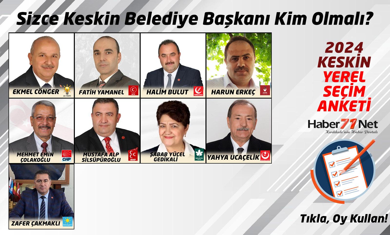 Sizce Keskin'in Belediye Başkanı Kim Olmalı? - Kırıkkale Haber, Son Dakika Kırıkkale Haberleri