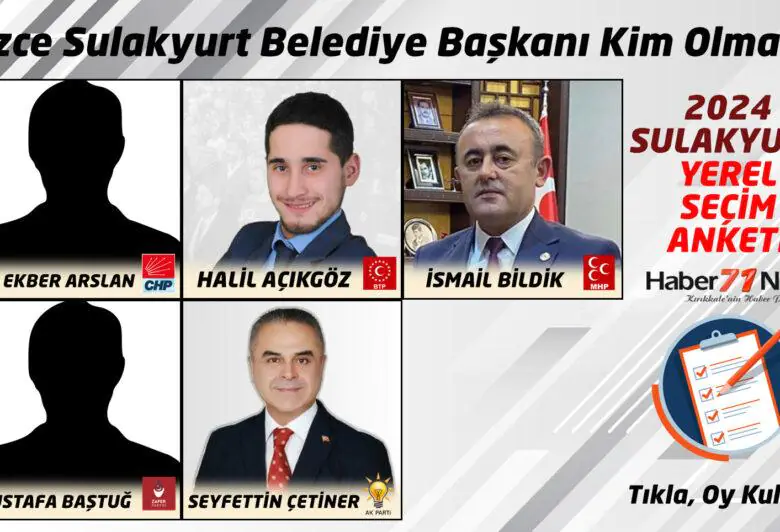 Sizce Sulakyurt'un Belediye Başkanı Kim Olmalı? - Kırıkkale Haber, Son Dakika Kırıkkale Haberleri Sizce Sulakyurt'un Belediye Başkanı Kim Olmalı? - Kırıkkale Haber, Son Dakika Kırıkkale Haberleri