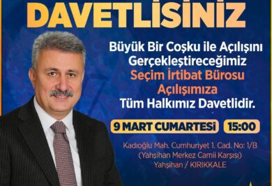 Ahmet Sungur Seçim ofisini açıyor - Kırıkkale Haber, Son Dakika Kırıkkale Haberleri