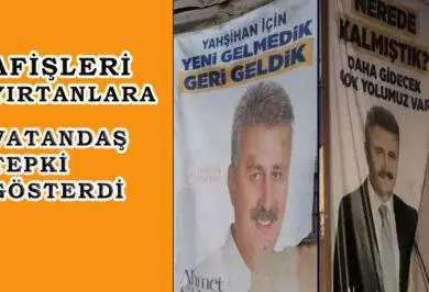 Ahmet Sungur'un posterlerini yırttılar - Kırıkkale Haber, Son Dakika Kırıkkale Haberleri