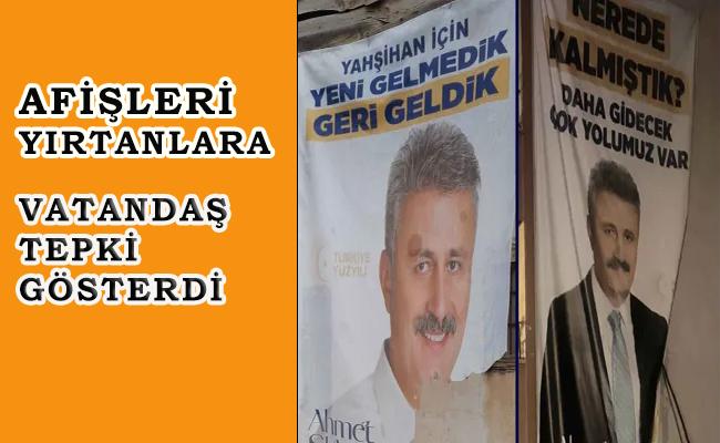 Ahmet Sungur'un posterlerini yırttılar - Kırıkkale Haber, Son Dakika Kırıkkale Haberleri