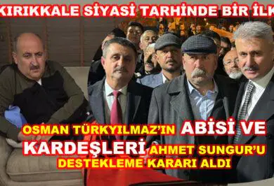 Osman Türkyılmaz'ın kardeşleri Ahmet Sungura katılım sağladı - Kırıkkale Haber, Son Dakika Kırıkkale Haberleri