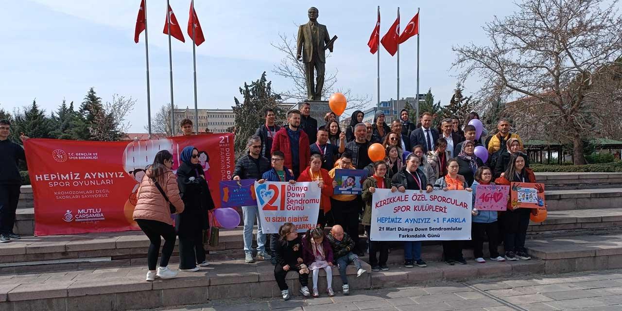 Özel çocuklara günlerinde renkli hediye - Kırıkkale Haber, Son Dakika Kırıkkale Haberleri