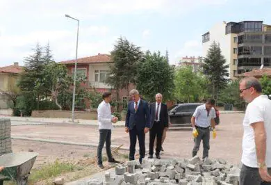 Yahşihan Belediyesi'nden kilit parke çalışması - Kırıkkale Haber, Son Dakika Kırıkkale Haberleri