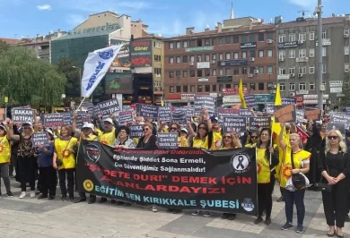 Eğitim-Sen Öğretmen Cinayetine Tepki Gösterdi - Kırıkkale Haber, Son Dakika Kırıkkale Haberleri