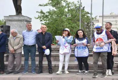 1 Mayıs kutlamaları Kırıkkale'de coşkuyla gerçekleşti - Kırıkkale Haber, Son Dakika Kırıkkale Haberleri