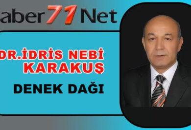 İdris Kararkuş Yazdı ''Denek Dağı'' - Kırıkkale Haber, Son Dakika Kırıkkale Haberleri