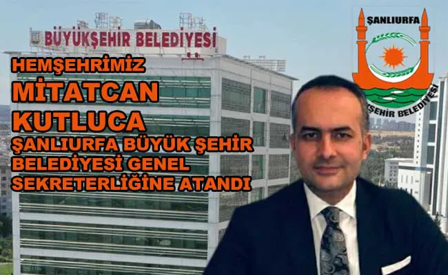 Şanlıurfa Büyükşehir Belediyesi Genel Sekreteri Olarak Atandı - Kırıkkale Haber, Son Dakika Kırıkkale Haberleri Şanlıurfa Büyükşehir Belediyesi Genel Sekreteri Olarak Atandı - Kırıkkale Haber, Son Dakika Kırıkkale Haberleri