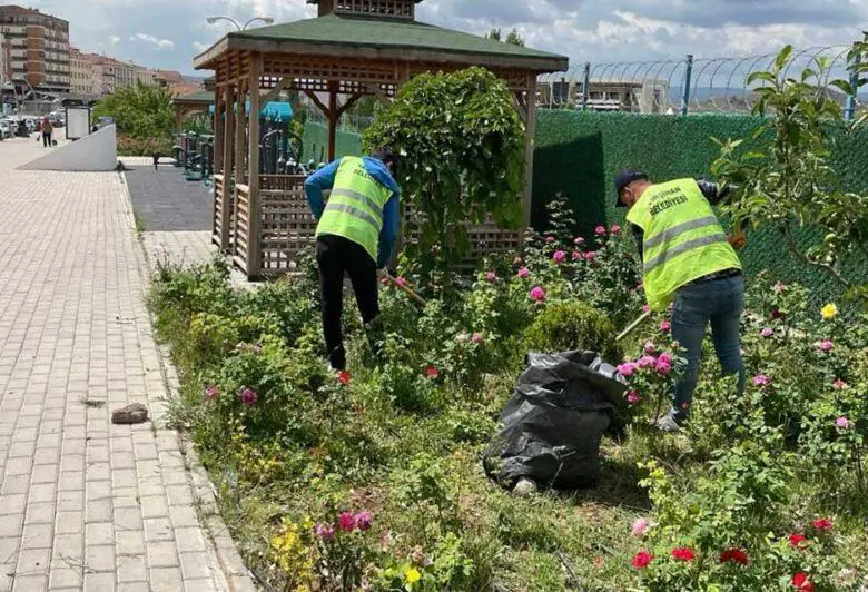 Yahşihan'da peyzaj çalışmaları sürüyor - Kırıkkale Haber, Son Dakika Kırıkkale Haberleri