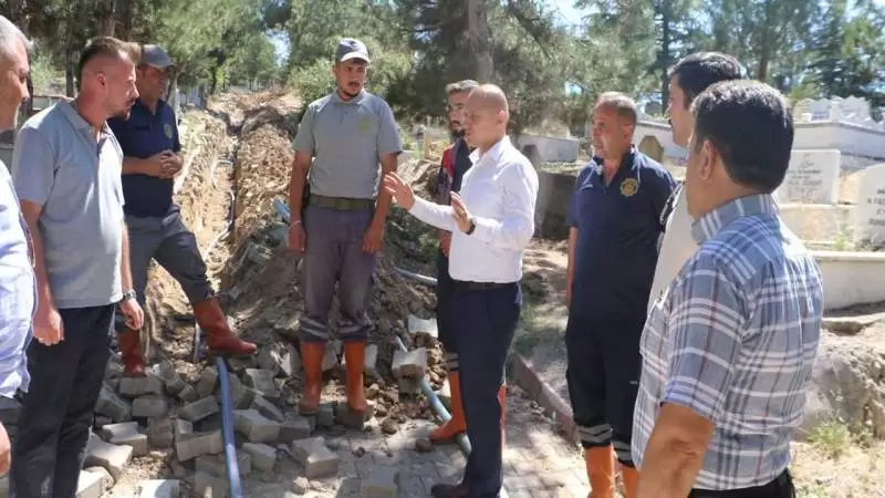 Mezarlık hatları yenileniyor - Kırıkkale Haber, Son Dakika Kırıkkale Haberleri mezarlik-hatlari-yenileniyor