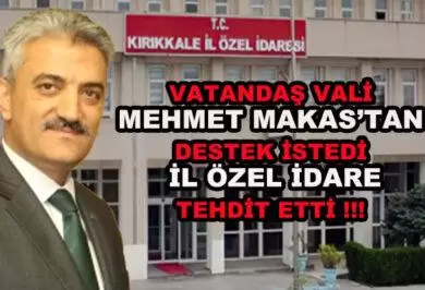 Özel İdare Vatandaşı Ceza İle Tehdit Ediyor - Kırıkkale Haber, Son Dakika Kırıkkale Haberleri