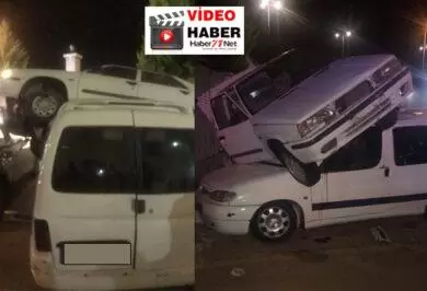 Alkollü Sürücü İstinat Duvarından Arabaların Üstüne Uçtu - Kırıkkale Haber, Son Dakika Kırıkkale Haberleri