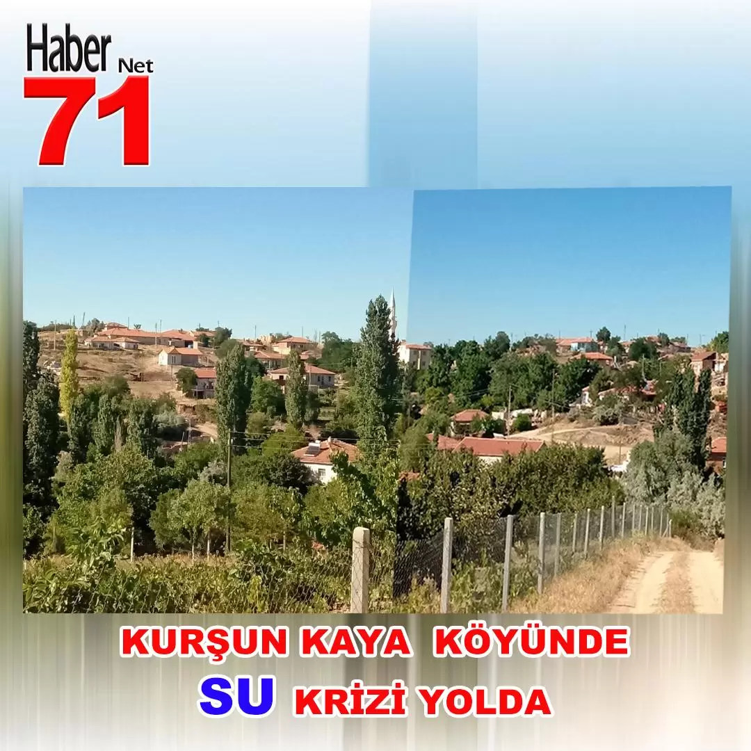 Kurşunkaya (Arap) Köyün'de Su Krizi Kapıda - Kırıkkale Haber, Son Dakika Kırıkkale Haberleri