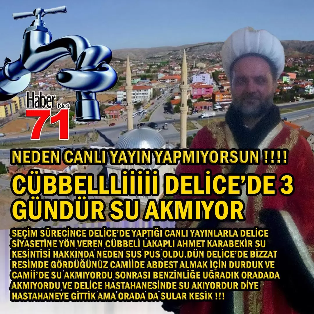 Cubbeli Ahmet Neden Canlı Yayın Yapmıyorsun ? - Kırıkkale Haber, Son Dakika Kırıkkale Haberleri Cubbeli Ahmet Neden Canlı Yayın Yapmıyorsun ? - Kırıkkale Haber, Son Dakika Kırıkkale Haberleri