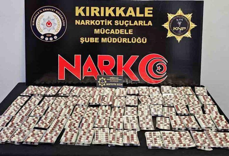 2 Bin 266 Sentetik Ecza Ele Geçirildi - Kırıkkale Haber, Son Dakika Kırıkkale Haberleri