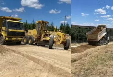 Balışeyh'te Köy Yolları İyileştiriliyor - Kırıkkale Haber, Son Dakika Kırıkkale Haberleri