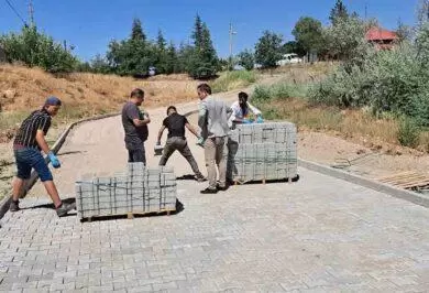 Delice'nin İlçesinde Kilit Parke Çalışması - Kırıkkale Haber, Son Dakika Kırıkkale Haberleri