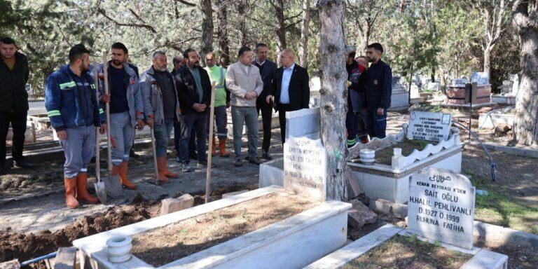 Mezarlıkların su problemi gideriliyor - Kırıkkale Haber, Son Dakika Kırıkkale Haberleri