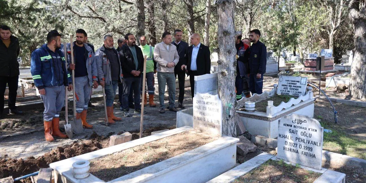 Mezarlıkların su problemi gideriliyor - Kırıkkale Haber, Son Dakika Kırıkkale Haberleri Mezarlıkların su problemi gideriliyor - Kırıkkale Haber, Son Dakika Kırıkkale Haberleri