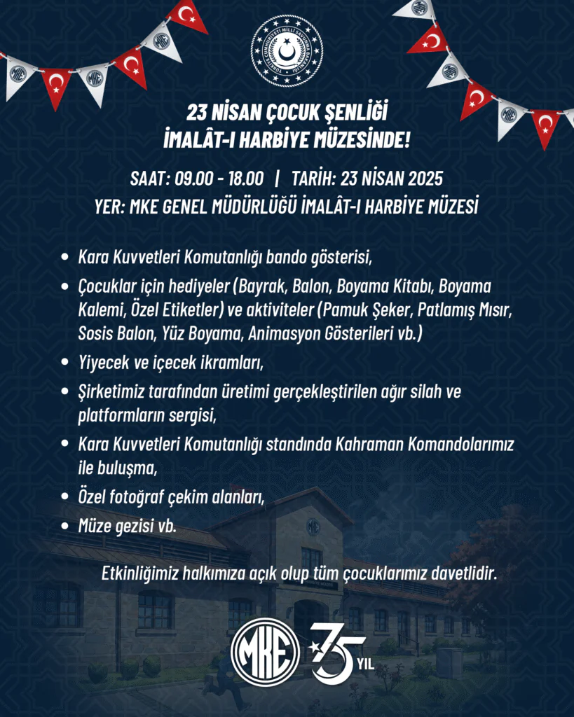 MKE&rsquo;den 23 Nisan&rsquo;a Anlamlı Etkinlik: &ldquo;Ge&ccedil;mişin G&uuml;c&uuml;, Geleceğin Umudu&rdquo; - Kırıkkale Haber, Son Dakika Kırıkkale Haberleri