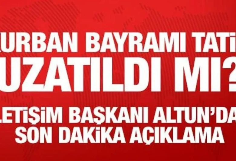 Kurban Bayramı Tatili İle İlgili Açıklama - Kırıkkale Haber, Son Dakika Kırıkkale Haberleri