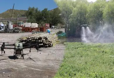 Yahşihan'da zararlı haşerelere karşı dronlu çözüm! - Kırıkkale Haber, Son Dakika Kırıkkale Haberleri