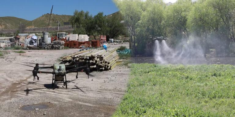 Yahşihan'da zararlı haşerelere karşı dronlu çözüm! - Kırıkkale Haber, Son Dakika Kırıkkale Haberleri