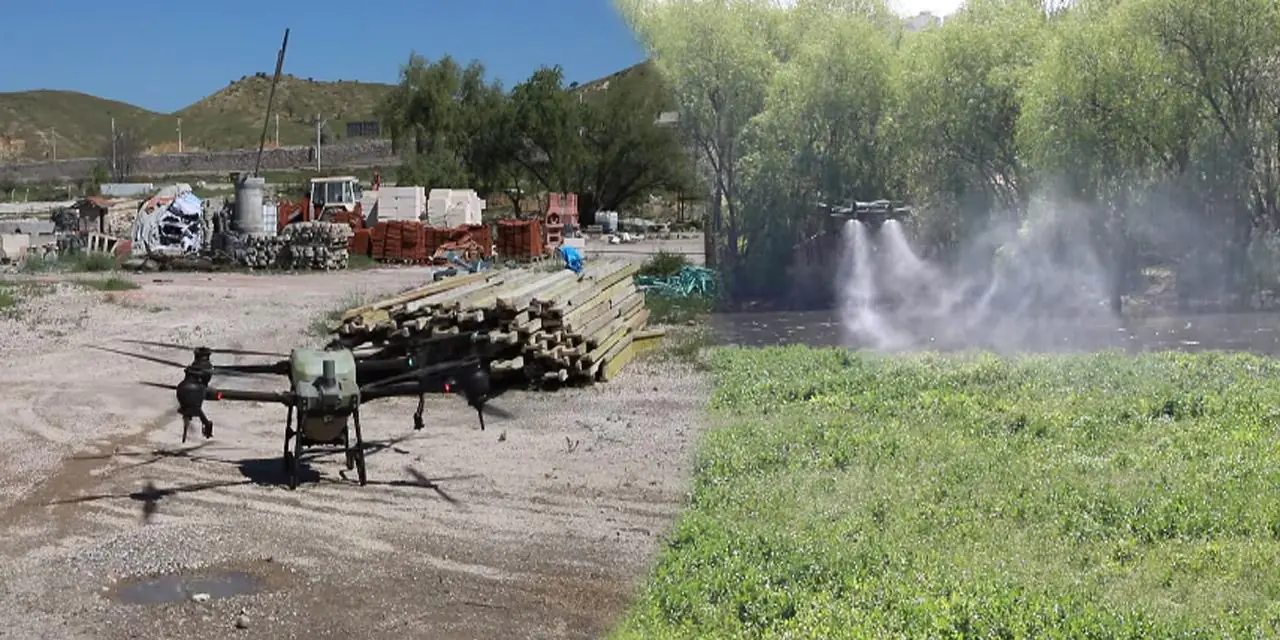 Yahşihan'da zararlı haşerelere karşı dronlu çözüm! - Kırıkkale Haber, Son Dakika Kırıkkale Haberleri Yahşihan'da zararlı haşerelere karşı dronlu çözüm! - Kırıkkale Haber, Son Dakika Kırıkkale Haberleri