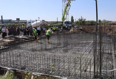 Gasilhane ve mezarlık hizmet binasının temeli atıldı - Kırıkkale Haber, Son Dakika Kırıkkale Haberleri