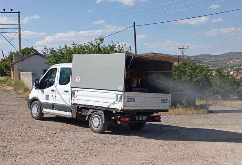 Keskin’de haşerelere karşı ilaçlama - Kırıkkale Haber, Son Dakika Kırıkkale Haberleri