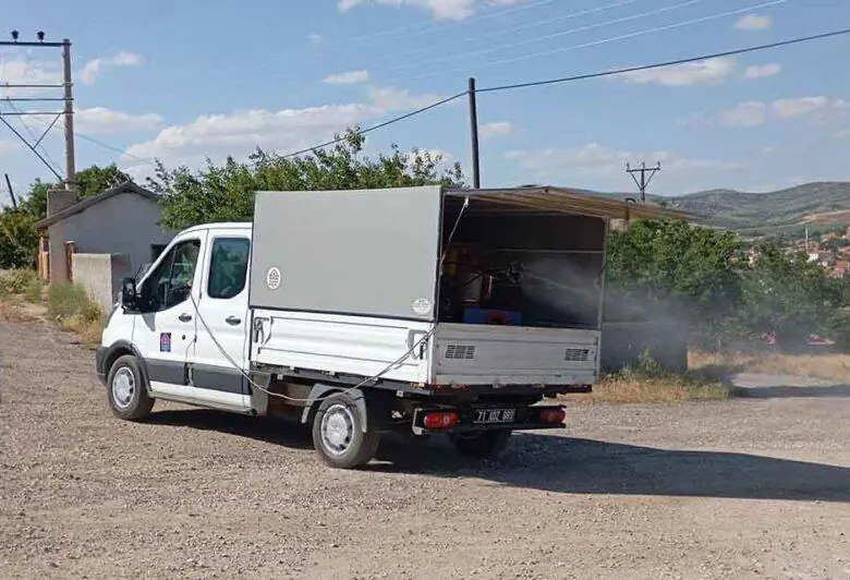 Keskin’de haşerelere karşı ilaçlama - Kırıkkale Haber, Son Dakika Kırıkkale Haberleri