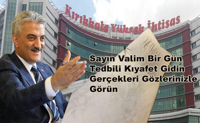Yüksek İhtisas Hastanesi’nde İçler Acısı Görüntüler - Kırıkkale Haber, Son Dakika Kırıkkale Haberleri