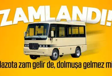 Minibüslere Zam Geldi - Kırıkkale Haber, Son Dakika Kırıkkale Haberleri